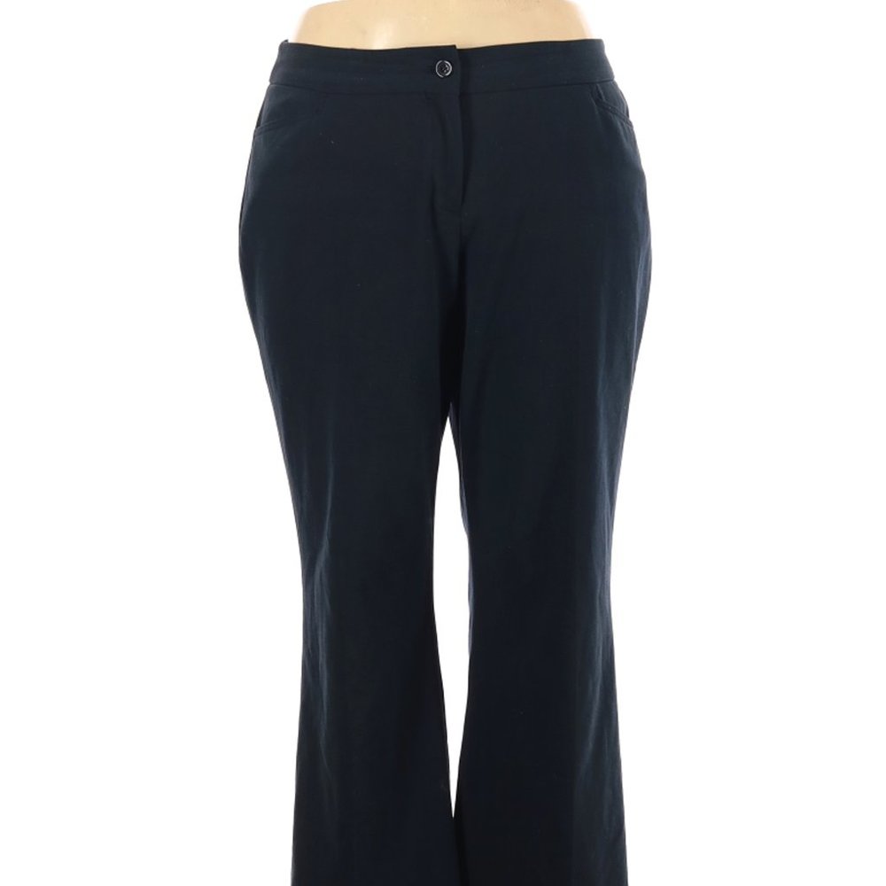 Lane Bryant Casual  Capri Pants Size 18 Plus Blue